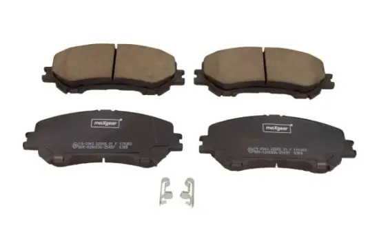 Bremsbelagsatz, Scheibenbremse Vorderachse MAXGEAR 19-2943 Bild Bremsbelagsatz, Scheibenbremse Vorderachse MAXGEAR 19-2943