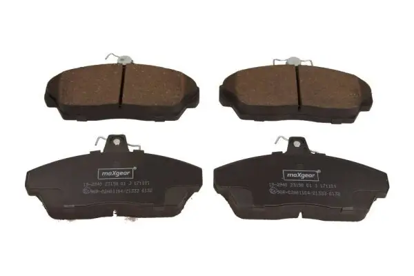 Bremsbelagsatz, Scheibenbremse Vorderachse MAXGEAR 19-2940