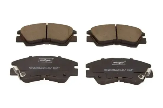 Bremsbelagsatz, Scheibenbremse Vorderachse MAXGEAR 19-2938 Bild Bremsbelagsatz, Scheibenbremse Vorderachse MAXGEAR 19-2938