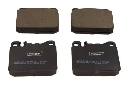 Bremsbelagsatz, Scheibenbremse Vorderachse MAXGEAR 19-0434 Bild Bremsbelagsatz, Scheibenbremse Vorderachse MAXGEAR 19-0434