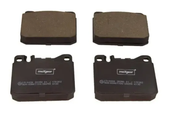 Bremsbelagsatz, Scheibenbremse Vorderachse MAXGEAR 19-0434 Bild Bremsbelagsatz, Scheibenbremse Vorderachse MAXGEAR 19-0434