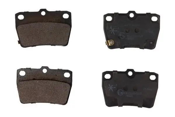 Bremsbelagsatz, Scheibenbremse Hinterachse MAXGEAR 19-1162