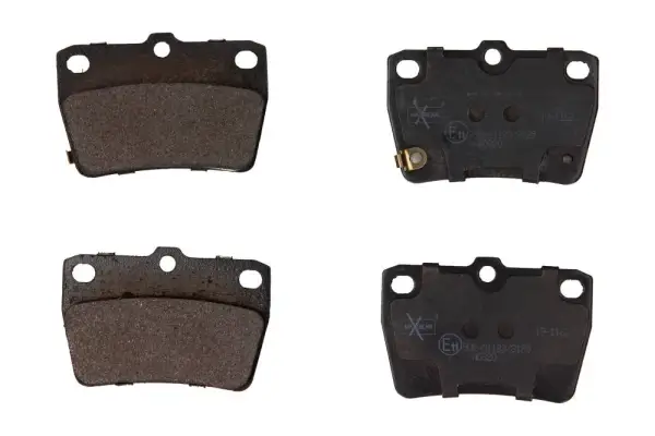 Bremsbelagsatz, Scheibenbremse Hinterachse MAXGEAR 19-1162