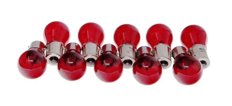 Glühlampe, Schlussleuchte 12 V 21 W PR21W Kugellampe MAXGEAR 78-0153SET