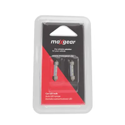 Glühlampe, Schlussleuchte 12 V 0,6 W C5W LED Soffittenlampe MAXGEAR 78-0176SET Bild Glühlampe, Schlussleuchte 12 V 0,6 W C5W LED Soffittenlampe MAXGEAR 78-0176SET