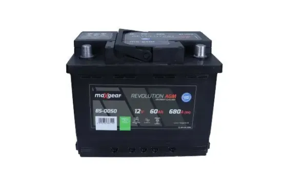 Starterbatterie 12 V 60 Ah MAXGEAR 85-0050 Bild Starterbatterie 12 V 60 Ah MAXGEAR 85-0050