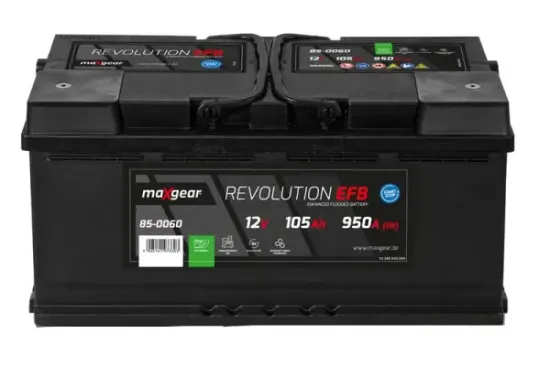 Starterbatterie 12 V 105 Ah MAXGEAR 85-0060 Bild Starterbatterie 12 V 105 Ah MAXGEAR 85-0060