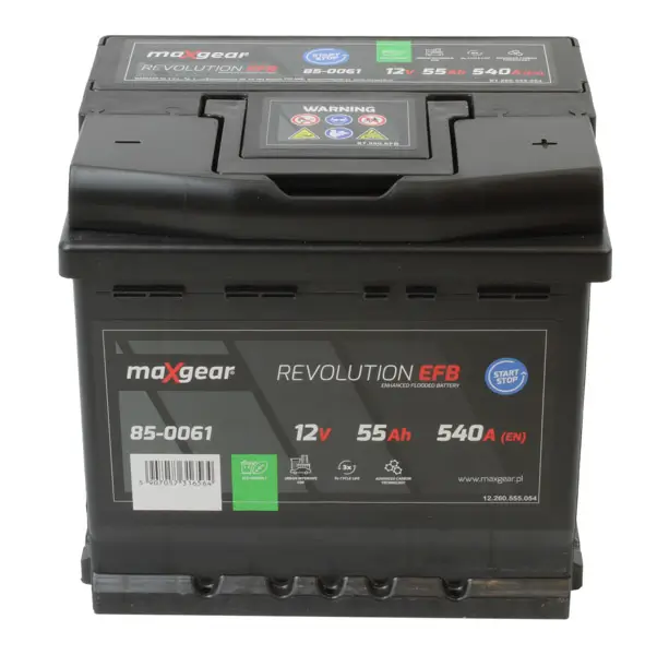 Starterbatterie 12 V 55 Ah MAXGEAR 85-0061