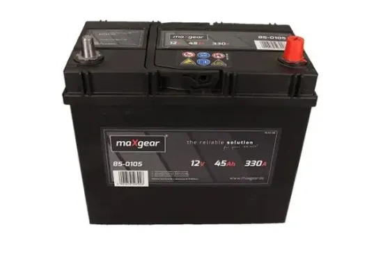 Starterbatterie 12 V 45 Ah MAXGEAR 545155033 D722 Bild Starterbatterie 12 V 45 Ah MAXGEAR 545155033 D722