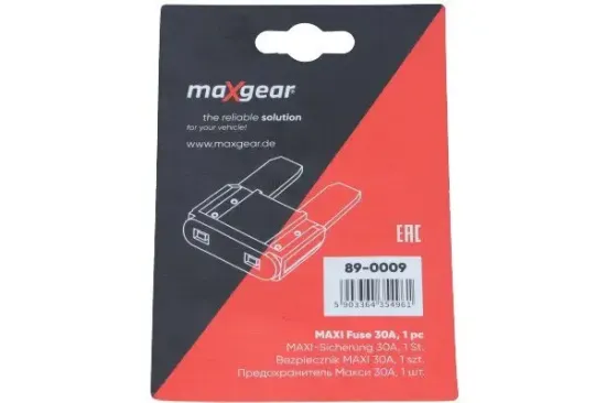 Sicherung MAXGEAR 89-0009 Bild Sicherung MAXGEAR 89-0009