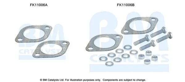 Montagesatz, Ruß-/Partikelfilter BM CATALYSTS FK11006