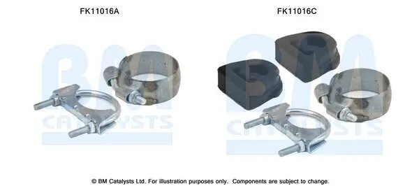 Montagesatz, Ruß-/Partikelfilter BM CATALYSTS FK11016