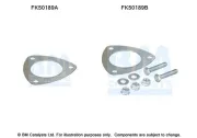 Montagesatz, Abgasrohr BM CATALYSTS FK50189