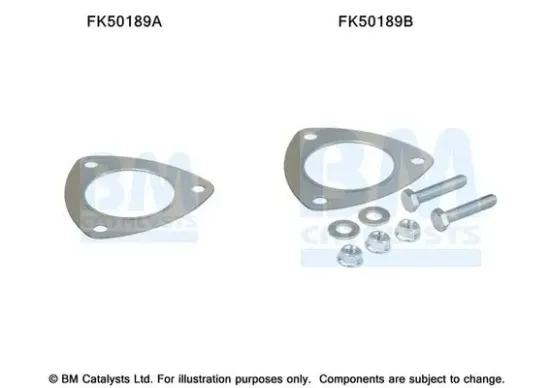 Montagesatz, Abgasrohr BM CATALYSTS FK50189 Bild Montagesatz, Abgasrohr BM CATALYSTS FK50189