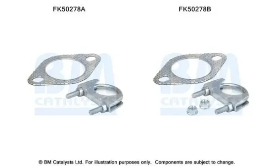 Montagesatz, Abgasrohr BM CATALYSTS FK50278 Bild Montagesatz, Abgasrohr BM CATALYSTS FK50278