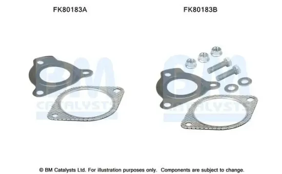 Montagesatz, Katalysator BM CATALYSTS FK80183 Bild Montagesatz, Katalysator BM CATALYSTS FK80183