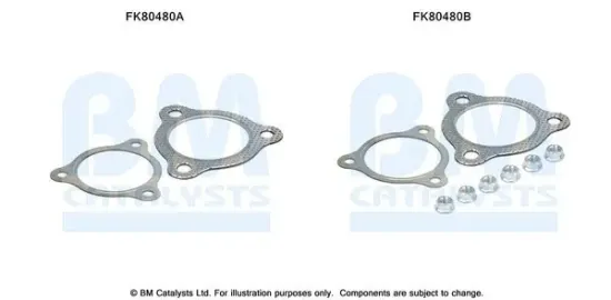 Montagesatz, Katalysator BM CATALYSTS FK80480 Bild Montagesatz, Katalysator BM CATALYSTS FK80480