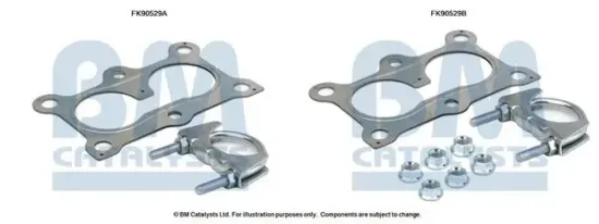 Montagesatz, Katalysator BM CATALYSTS FK90529 Bild Montagesatz, Katalysator BM CATALYSTS FK90529