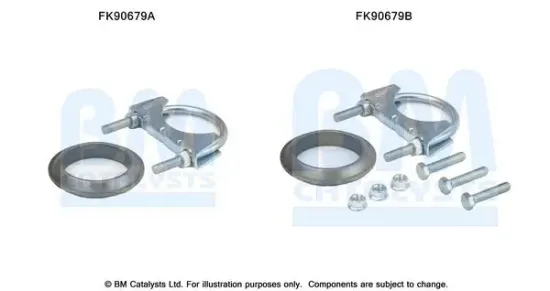 Montagesatz, Katalysator BM CATALYSTS FK90679 Bild Montagesatz, Katalysator BM CATALYSTS FK90679