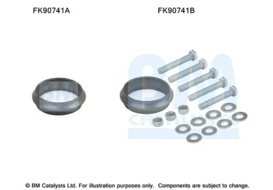 Montagesatz, Katalysator BM CATALYSTS FK90741 Bild Montagesatz, Katalysator BM CATALYSTS FK90741