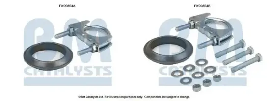 Montagesatz, Katalysator BM CATALYSTS FK90854 Bild Montagesatz, Katalysator BM CATALYSTS FK90854