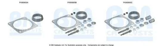 Montagesatz, Katalysator BM CATALYSTS FK90905 Bild Montagesatz, Katalysator BM CATALYSTS FK90905