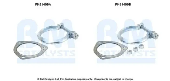 Montagesatz, Katalysator BM CATALYSTS FK91499 Bild Montagesatz, Katalysator BM CATALYSTS FK91499