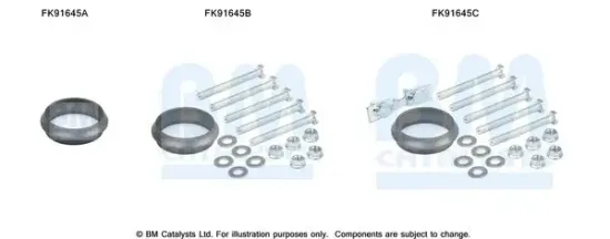 Montagesatz, Katalysator BM CATALYSTS FK91645 Bild Montagesatz, Katalysator BM CATALYSTS FK91645