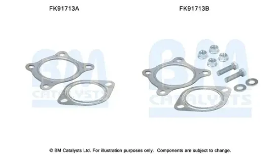 Montagesatz, Katalysator BM CATALYSTS FK91713 Bild Montagesatz, Katalysator BM CATALYSTS FK91713