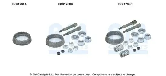 Montagesatz, Katalysator BM CATALYSTS FK91768 Bild Montagesatz, Katalysator BM CATALYSTS FK91768