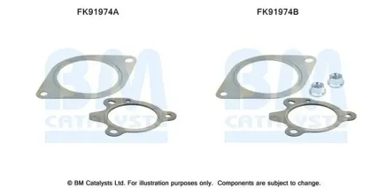 Montagesatz, Katalysator BM CATALYSTS FK91974 Bild Montagesatz, Katalysator BM CATALYSTS FK91974