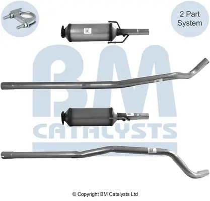 Ruß-/Partikelfilter, Abgasanlage BM CATALYSTS BM11020 Bild Ruß-/Partikelfilter, Abgasanlage BM CATALYSTS BM11020