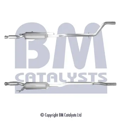 Ruß-/Partikelfilter, Abgasanlage hinten BM CATALYSTS BM11274H