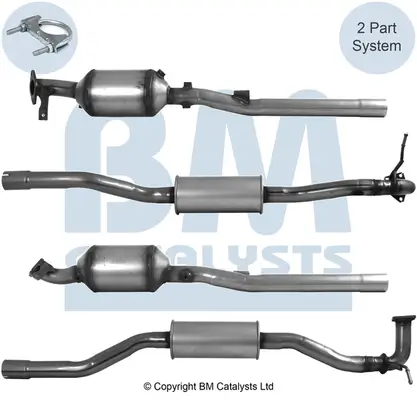 Ruß-/Partikelfilter, Abgasanlage BM CATALYSTS BM11409H