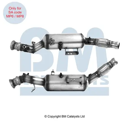 Ruß-/Partikelfilter, Abgasanlage vorne BM CATALYSTS BM11562H