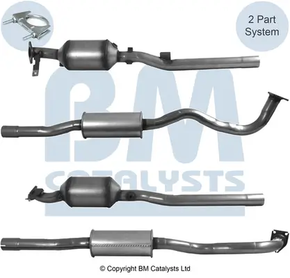 Ruß-/Partikelfilter, Abgasanlage BM CATALYSTS BM11695HP