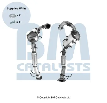 Ruß-/Partikelfilter, Abgasanlage vorne BM CATALYSTS BM11720H
