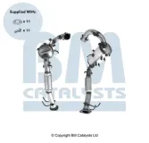 Ruß-/Partikelfilter, Abgasanlage vorne BM CATALYSTS BM11720H