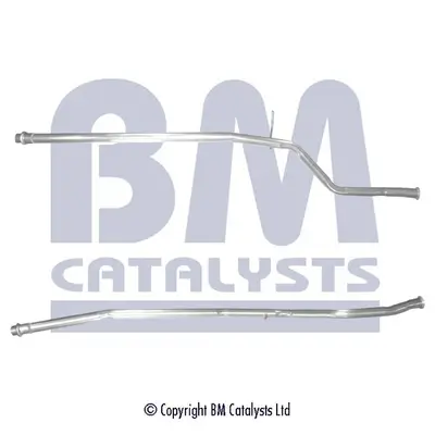 Abgasrohr hinten BM CATALYSTS BM50017