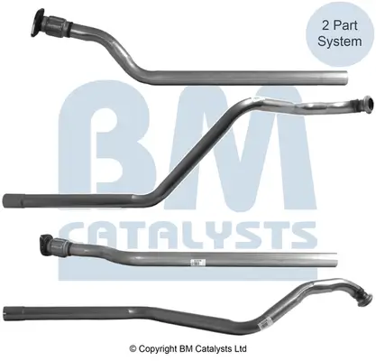 Abgasrohr Mitte BM CATALYSTS BM50028