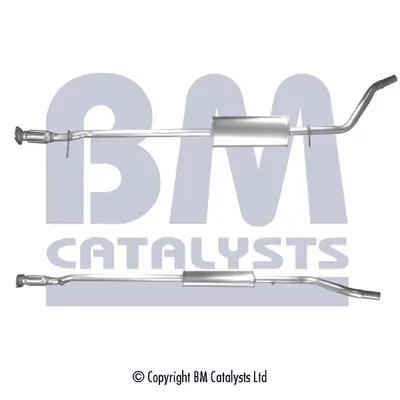 Abgasrohr mitte BM CATALYSTS BM50231