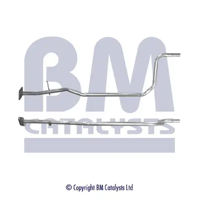 Abgasrohr mitte BM CATALYSTS BM50239