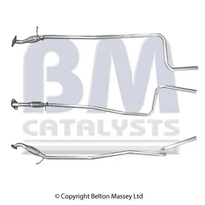 Abgasrohr Mitte BM CATALYSTS BM50243