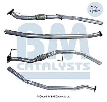 Abgasrohr Mitte BM CATALYSTS BM50390