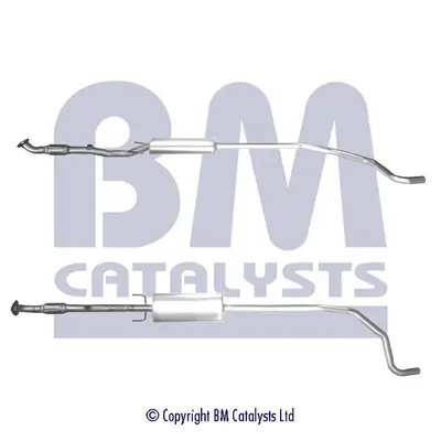 Abgasrohr mitte BM CATALYSTS BM50462