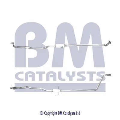 Abgasrohr mitte BM CATALYSTS BM50528