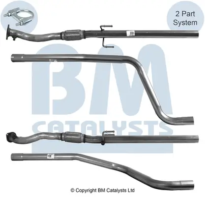 Abgasrohr Mitte BM CATALYSTS BM50548
