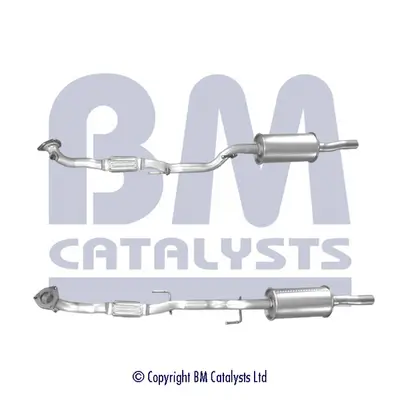Abgasrohr vorne BM CATALYSTS BM50618 Bild Abgasrohr vorne BM CATALYSTS BM50618