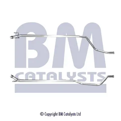 Abgasrohr hinten BM CATALYSTS BM50734