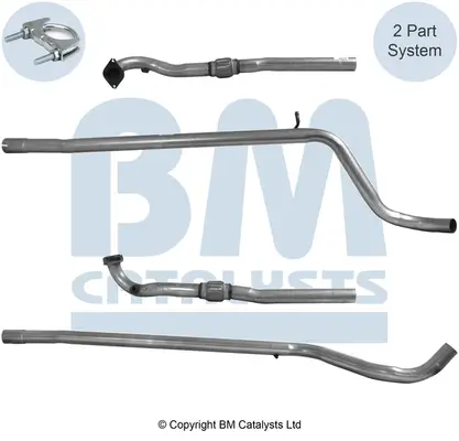 Abgasrohr mitte BM CATALYSTS BM50798 Bild Abgasrohr mitte BM CATALYSTS BM50798